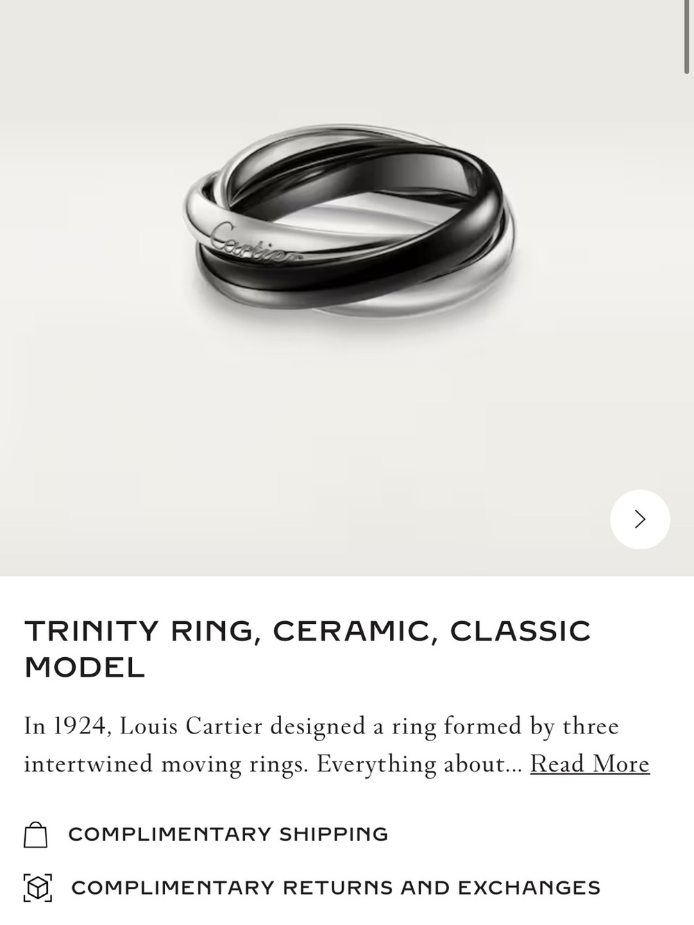 Cartier Trinity Ring